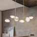 Telbix Zecca 6 Light Pendant Antique Gold Lifestyle Image