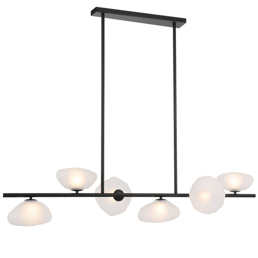 Telbix Zecca 6 Light Pendant Black