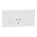 Clipsal Solis ZigBee, Wiser Connected Horizontal Double Powerpoint White Ceramic