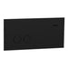 1042PA ZB  clipsal solis 2 gang switch zen black