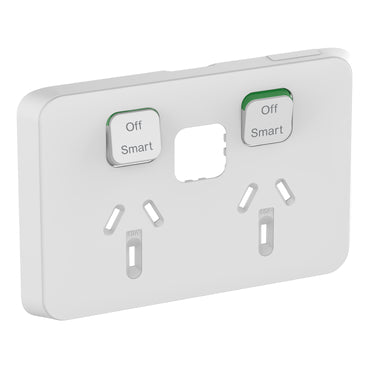 Clipsal Iconic Double Power Point Outlet - Skin Only