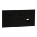 clipsal solis horizontal double powerpoint with extra switch ebony aluminium  1025XUA EA