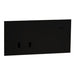 clipsal solis t 2 gang grid plate with cover frame ebony aluminium  1042TUA EA