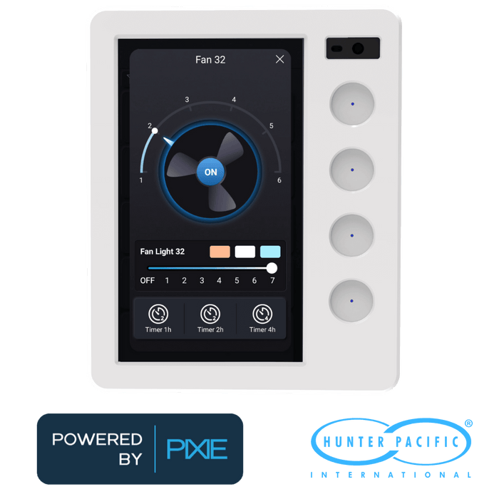 PIXIE Ambience Touch Panel Hunter Pacific fans