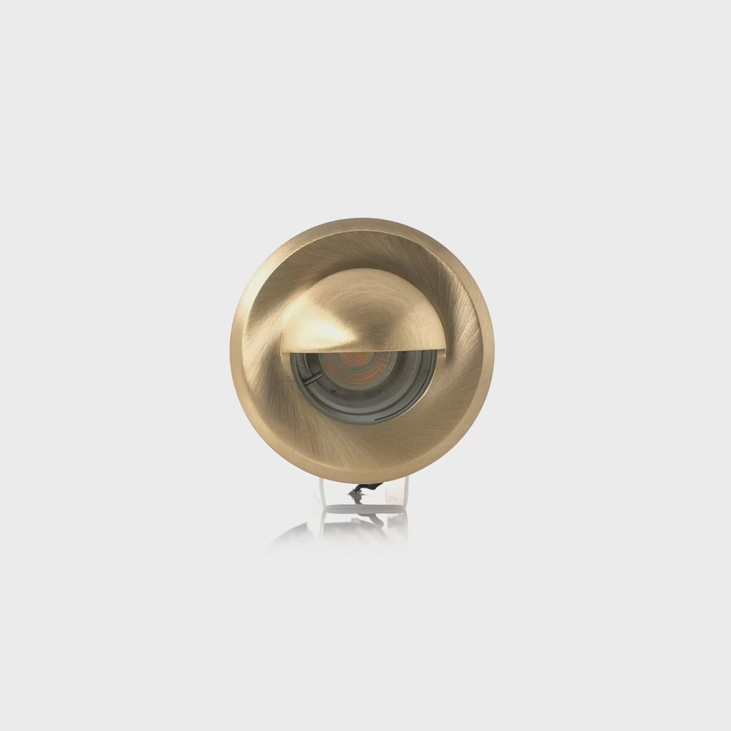 Havit Lokk Recessed LED Wall Light with Eyelid Brass Video