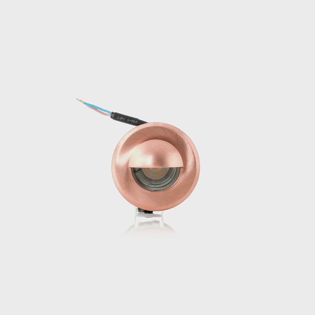 Havit Lokk Recessed LED Wall Light with Eyelid Copper Video