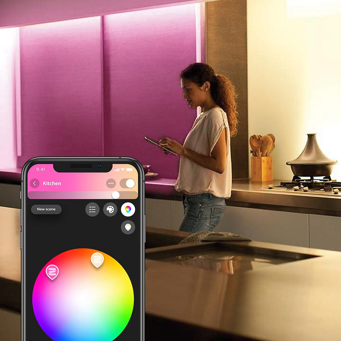 Philips Hue White and Colour Ambiance Light Strip Plus 1M Extension