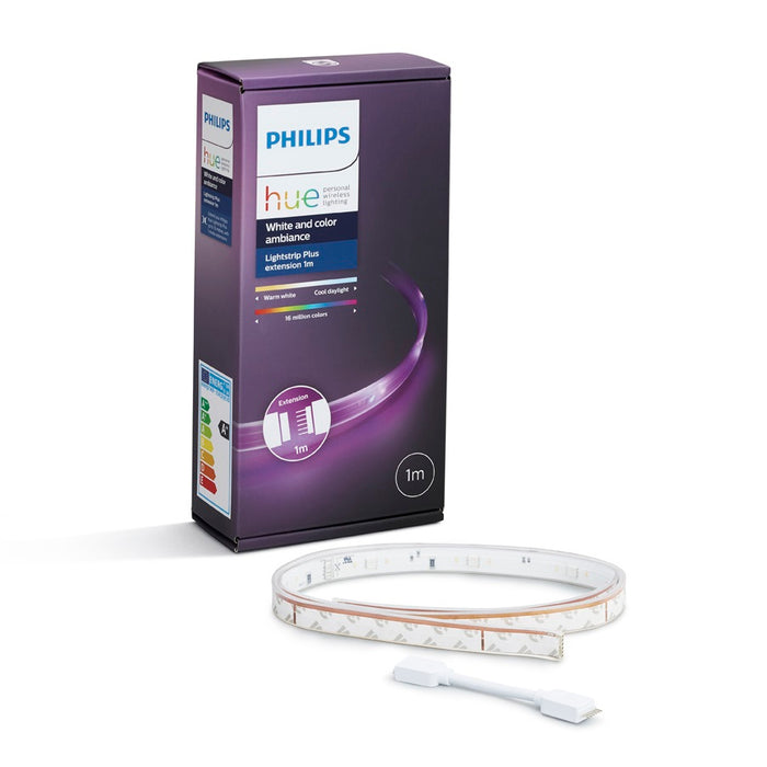 Philips Hue White and Colour Ambiance Light Strip Plus 1M Extension