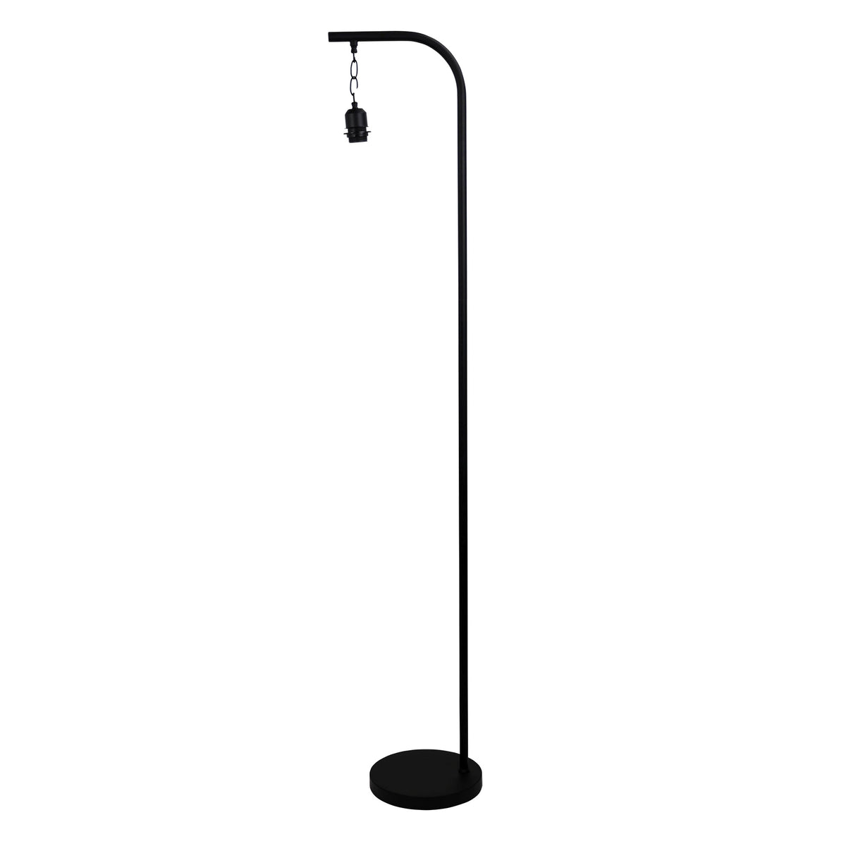 Tanner black and glass floor deals lamp